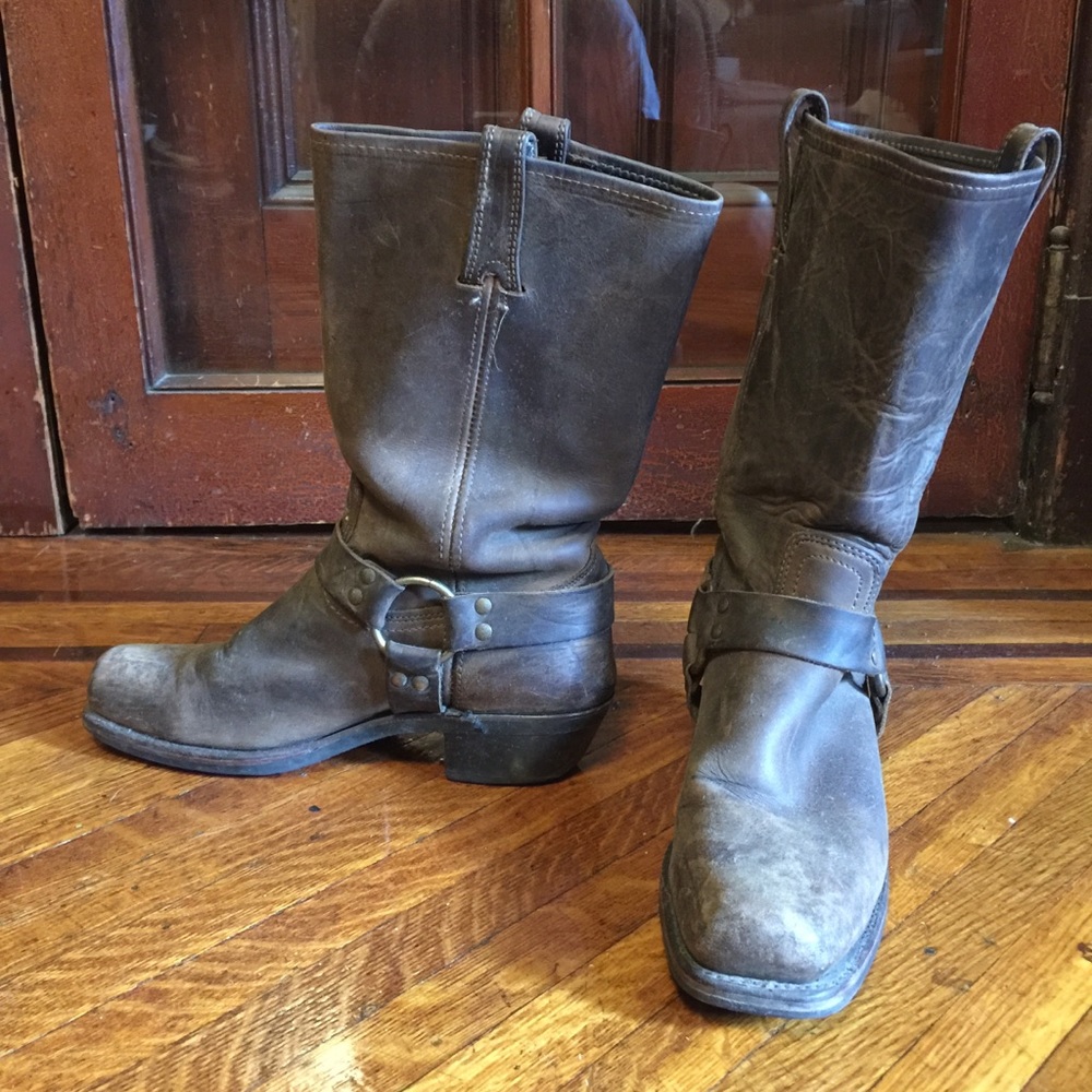 Frye 12R Harness Boot, well loved